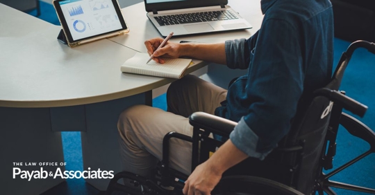 employee on wheelchair