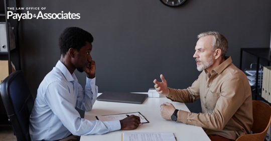 employee talking to HR